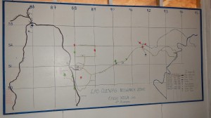 Map of Las Cuevas